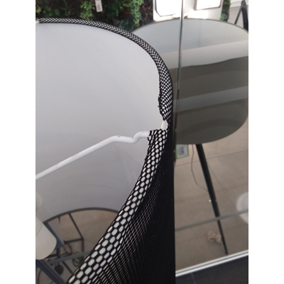 Lampada da terra MAZE Display, nera
