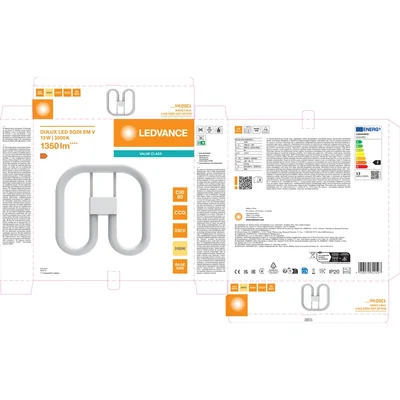 Lampada DULUX LED SQ28 EM V 13W 835 GR8 LEDV LEDVANCE