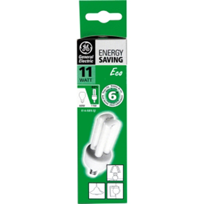 Lampada fluorescente compatta integrata 11W E14 230V 600lm WW