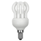 Lampada fluorescente compatta integrata 9W E14 230V 430lm WW
