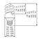 Lampada fluorescente compatta integrata ETU-MSS 7W E14 230V 310lm WW