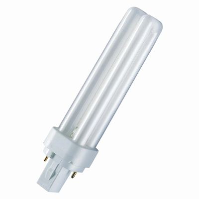 Lampada fluorescente non integrata Dulux D 10W G24d-1 600lm WW