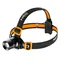 Lampada frontale a batteria da 250 lm, zoom, CREE XPE, 3 x AAA