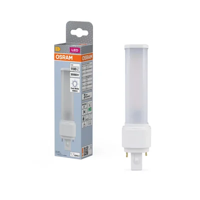 Lampada LED DULUX D FR 26 CCG, alimentazione CA 10W 840 G24d-3