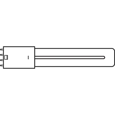 Lampada LED DULUX L18 HF V 8W 840 2G11 LEDV LEDVANCE