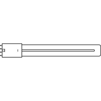Lampada LED DULUX L24 HF V 12W 840 2G11 LEDV LEDVANCE