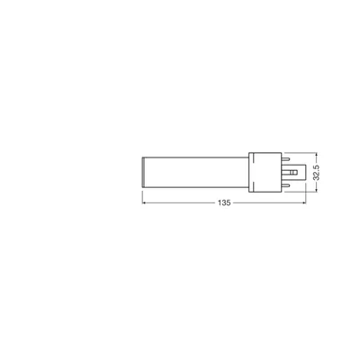 Lampada LED DULUX S7 EM V 3.5W 840 G23 LEDV LEDVANCE