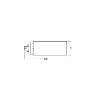 Lampada LED DULUX T/E26 HF V 10W 830 GX24Q-3LEDV LEDVANCE