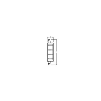 Lampada LED LINE R7S 13W 840 trasparente R7s
