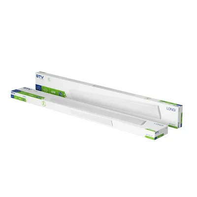 Lampada LED Longi, 48W, 4800lm, AC220-240V, 50/60 Hz, PF>0.9, Ra≥80, IP40, IK08, 4000K, 120cm, bianca