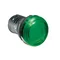 Lampada LED monopezzo, verde, 24VAC/DC