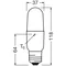 Lampada LED PERFORMANCE CLASS CLASS CLASSIC STICK 60 FR non dimmerabile 8W/840 E27 LEDVANCE