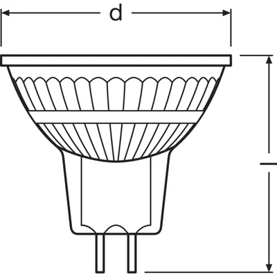 Lampada LED PERFORMANCE CLASS Spot MR16 GL 35 DIM 5W/940 GU5.3 LEDVANCE