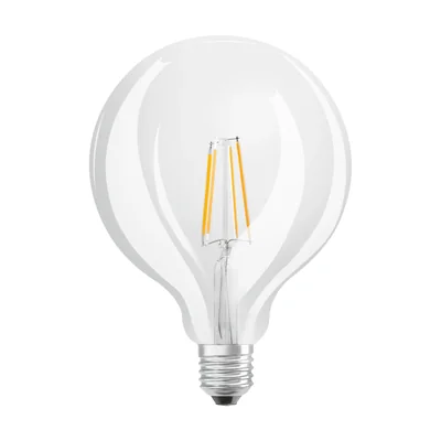 Lampada LED Retrofit CLASSIC GLOBE125 4W 827 Trasparente E27