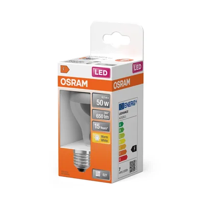 Lampada LED STAR CL A Filamento vetro trasparente Specchio Argento 51 non dimmerabile 6.5W 827 E27