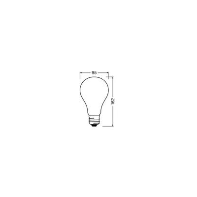 Lampada LED STAR CLASSIC A 24W 840 Satinata E27