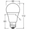 Lampada LED SUPERIOR CLASS CLASSIC A 60 FR non dimmerabile 8.8W/827 E27 LEDVANCE