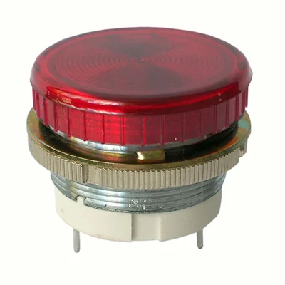 Lampada PROMET D30 24V-230V rossa