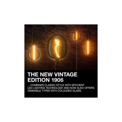 Lampada VINTAGE 1906 CL GLOBE125 Filamento vetro trasparente ORO 55 non dimmerabile 6.5W 825 E27