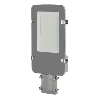 Lampadaire LED 50 W / Puce Samsung / Couleur : 4000 K / Boîtier : Gris