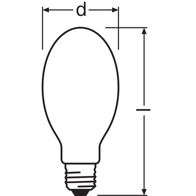 Lampadina a scarica NAV E 70W E27