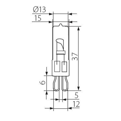 Lampadina alogena G9-33W STAR