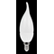 Lampadina LED a candela HEDA con fiamma 3W E14 250lm WW