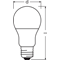 Lampadina LED ECO 8,5W E27 806lm 230V 27000K