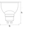 Lampadina LED SMART+ WIFI 5W GU10 350lm 2700-6500K 230V