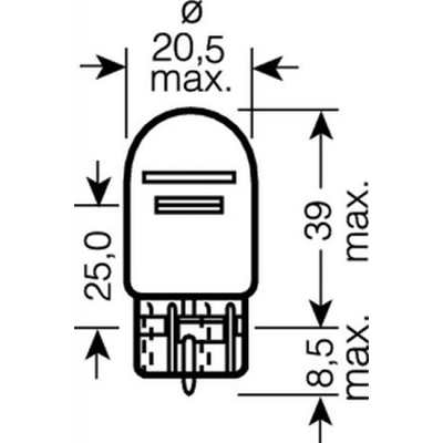 Lampadina per auto LINEA ORIGINALE 12V 7515