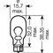 Lampadina per auto LINEA ORIGINALE 12V 921