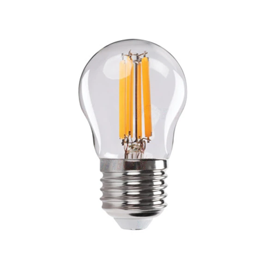 Lampadina XLED G45 E27 6W 806LM 2700K trasparente