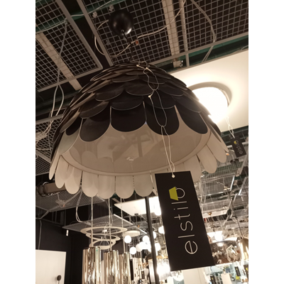 Lámpara colgante Sunny 51 Display, negro