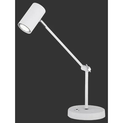 Lámpara de escritorio blanca