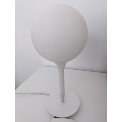 Lámpara de mesa expositora Castore 14 Tavolo, blanco