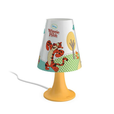 Lámpara de mesa Winnie the Pooh amarilla 1x2,3