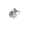 Lámpara de pared de aluminio cepillado