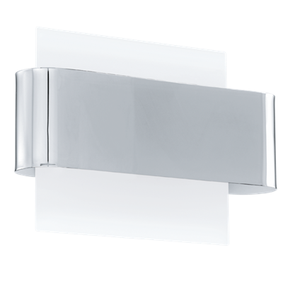 Lámpara de pared Sania, cromo