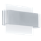 Lámpara de pared Sania, cromo