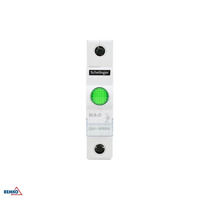 LAMPARA DE SEÑAL LED SL8 VERDE SCHELINGER