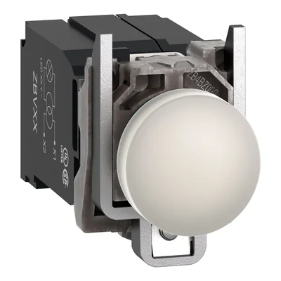 Lámpara de señalización metálica LED blanca típica de 400 V