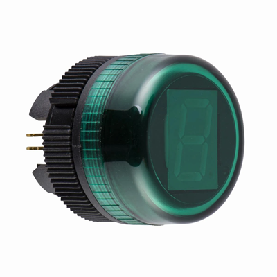 Lámpara de señalización Ø22 LED verde 24V DC