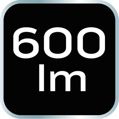 Lámpara de taller recargable SMD de 600 lm