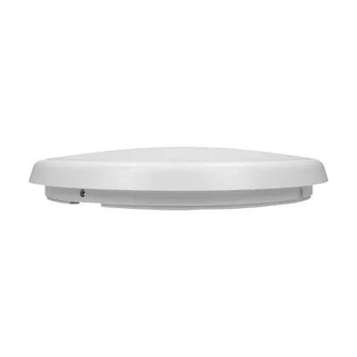Lámpara de techo LED CERS de 22 W con sensor de movimiento por microondas, 2000 lm, IP65, 4000 K, policarbonato blanco lechoso, regulable.