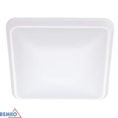 Lámpara de techo LED DORIA 20W 4000K 2000LM IP20, cuadrada, con micrófono y función de media pantalla.