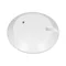 Lámpara de techo LED LAPIS de 12 W con sensor de movimiento por microondas, 800 lm, IP65, 4000 K, IK10, policarbonato opalino, blanco.