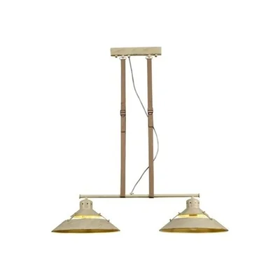 Lampara Double 2 x E27 (Incl.) Metal Arena