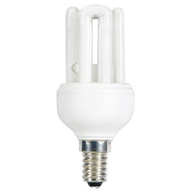 Lámpara fluorescente compacta integrada 11W E14 230V 545lm WW