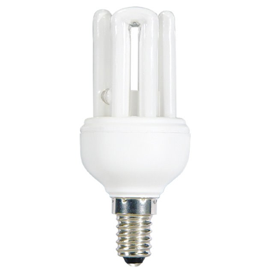 Lámpara fluorescente compacta integrada 11W E14 230V 545lm WW