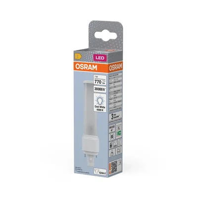 Lámpara fluorescente LED 7W 230V neutro G24d-2